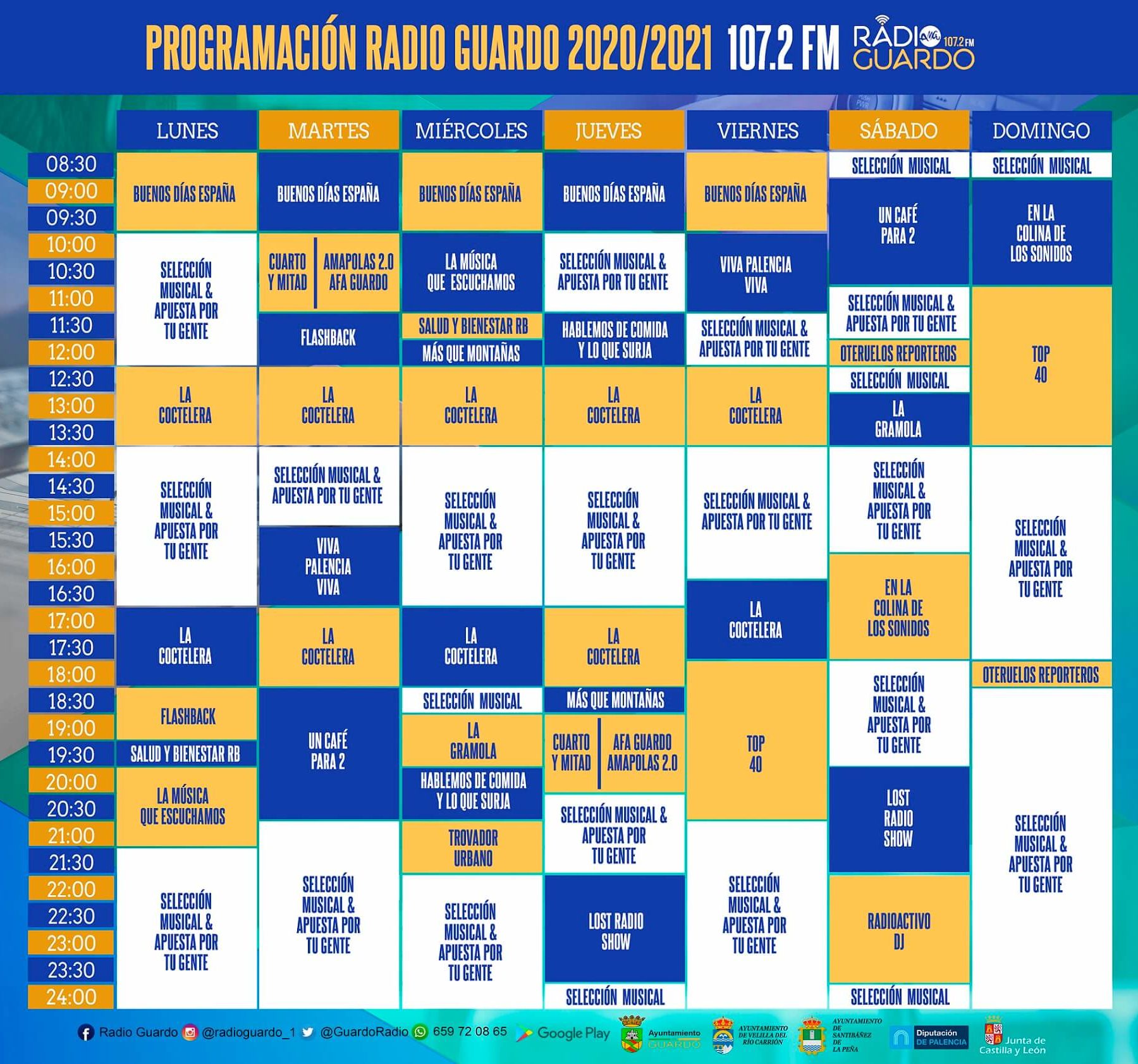 HORARIO temporada 2 HORARIO temporada 2