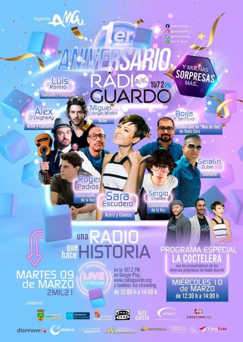 CARTEL 1º ANIVERSARIO MARZO 2021 CARTEL 1º ANIVERSARIO MARZO 2021